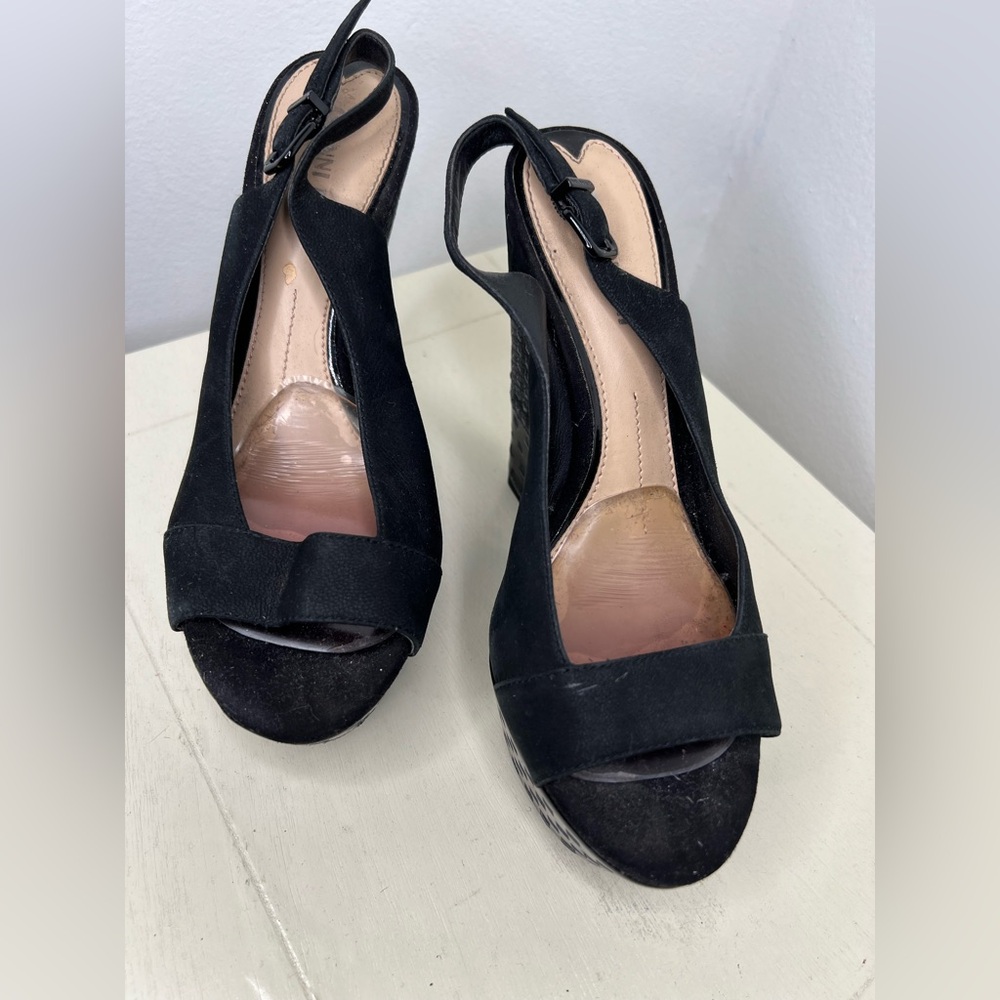 Gianni Bini Black Wedge